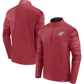 Arizona Cardinals Ringer Quarter-Zip Jacket - Cardinal - Fanatics