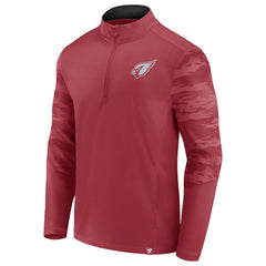 Arizona Cardinals Ringer Quarter-Zip Jacket - Cardinal - Fanatics