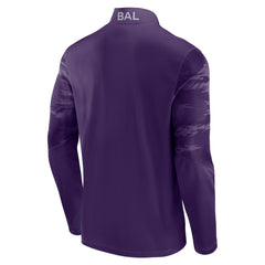 Baltimore Ravens Ringer Quarter-Zip Jacket - Purple - Fanatics