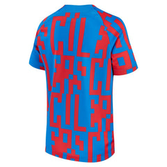 Nike - Barcelona 2022/23 Pre-Match Top - Blue