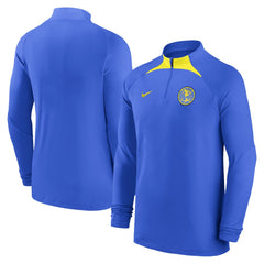 Nike - Club America 2022/23 Strike Drill Performance Raglan Quarter-Zip Long Sleeve Top - Blue