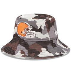 Cleveland Browns New Era 2022 NFL Training Camp Bucket Hat - Camo - NFL
