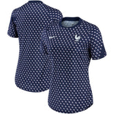 Nike - France National Team Women's 2022/23 Pre-Match Home Performance Top - Navy