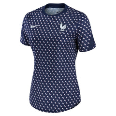 Nike - France National Team Women's 2022/23 Pre-Match Home Performance Top - Navy