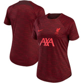 Nike - Liverpool Women's 2022/23 Pre-Match Home Performance Top - Burgundy