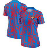Nike - Barcelona Women's 2022/23 Pre-Match Home Performance Top - Blue
