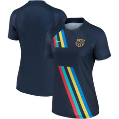 Nike - Barcelona Women's 2022/23 Pre-Match AWAY Performance Top - Navy