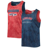 Cleveland Guardians FOCO Floral Reversible Mesh Tank Top Outlet