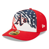 Athletics New Era 2022 4th of July Low Profile 59FIFTY Fitted Hat Discount