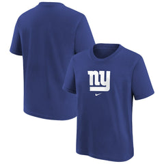 New York Giants Preschool Team Wordmark T-Shirt - Royal - Nike