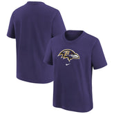 Baltimore Ravens Preschool Team Wordmark T-Shirt - Purple - Nike