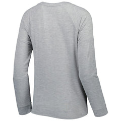 Washington Commanders Juniors All Striped Up Raglan Long Sleeve T-Shirt - Heathered Gray - NFL