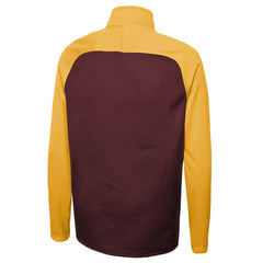 Washington Commanders New Era Combine Authentic O-Line Raglan Half-Zip Jacket - Burgundy - NFL