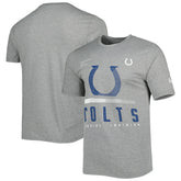 Indianapolis Colts New Era Combine Authentic Red Zone T-Shirt - Heathered Gray - NFL