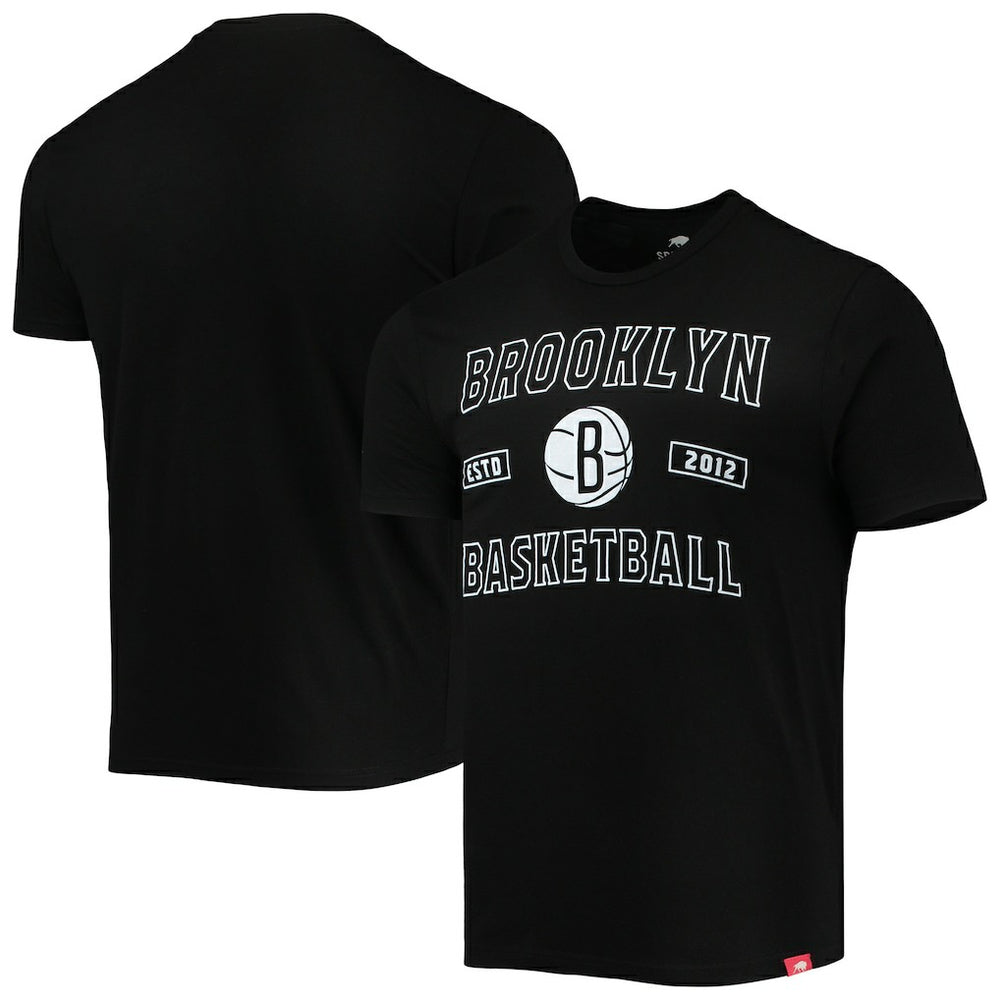Brooklyn Nets Sportiqe Tri-Blend T-Shirt Black