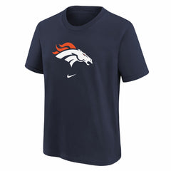 Denver Broncos Youth Logo T-Shirt - Navy - Nike
