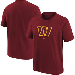Washington Commanders Youth Logo T-Shirt - Burgundy - Nike