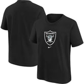 Las Vegas Raiders Youth Logo T-Shirt - Black - Nike