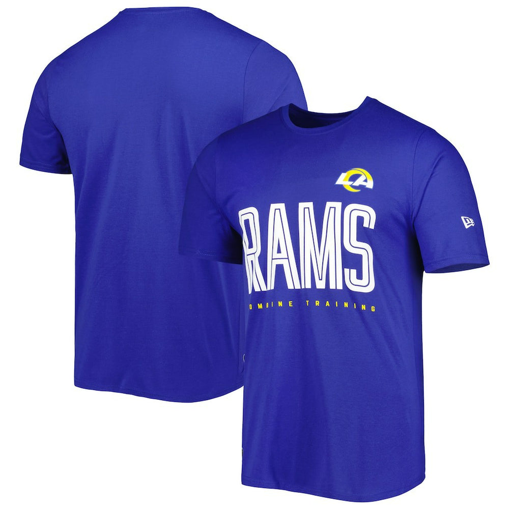 Los Angeles Rams New Era Combine Authentic Training Huddle Up T-Shirt - Royal - NFL