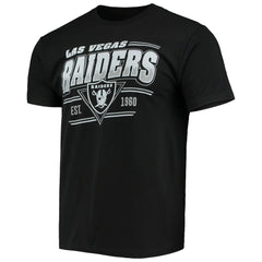 Las Vegas Raiders Junk Food Throwback T-Shirt - Black - NFL