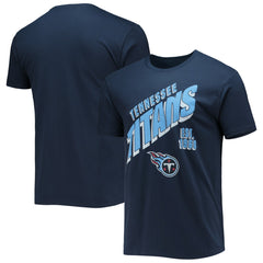 Tennessee Titans Junk Food Slant T-Shirt - Navy - NFL