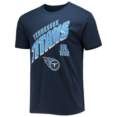Tennessee Titans Junk Food Slant T-Shirt - Navy - NFL
