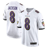 Lamar Jackson Baltimore Ravens Game Jersey - White - Nike