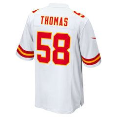 Derrick Thomas Kansas City Chiefs Retired Player Game Jersey - White - Nike