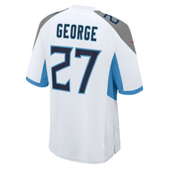 Eddie George Tennessee Titans Retired Player Game Jersey - White - Nike