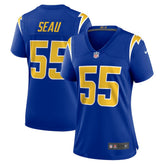 Junior Seau Los Angeles Chargers Women's Retired Game Jersey - Royal - Nike