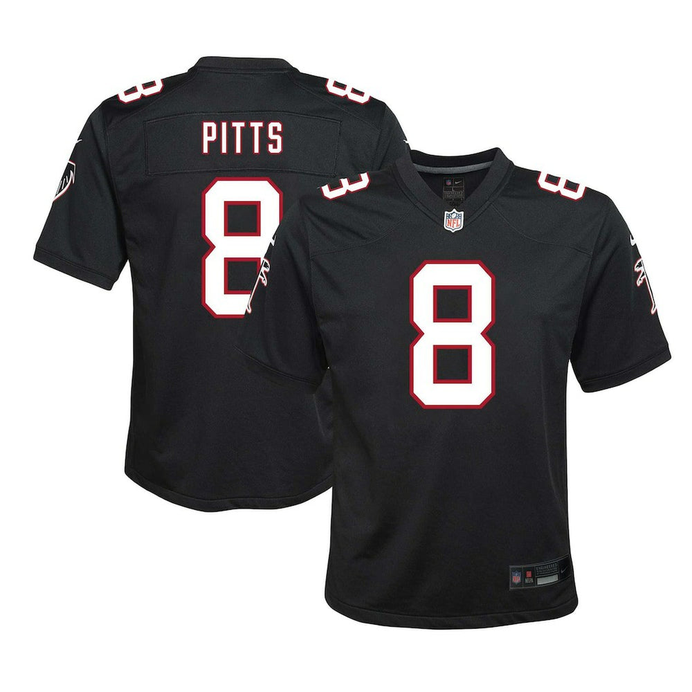 Kyle Pitts Sr. Atlanta Falcons Youth Game Jersey - Black - Nike