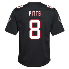 Kyle Pitts Sr. Atlanta Falcons Youth Game Jersey - Black - Nike