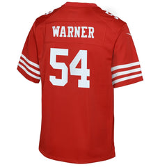 Fred Warner San Francisco 49ers Youth Game Jersey - Scarlet - Nike