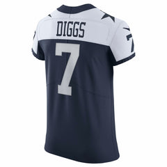 Trevon Diggs Dallas Cowboys Alternate Vapor Elite Jersey - Navy - Nike