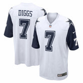 Trevon Diggs Dallas Cowboys Alternate Game Team Jersey - White - Nike