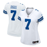 Trevon Diggs Dallas Cowboys Women's Game Jersey - White - Nike