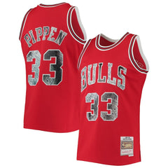 Mitchell & Ness Scottie Pippen Chicago Bulls 1997/98 Hardwood Classics NBA 75th Anniversary Diamond Swingman Jersey Red