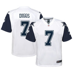 Trevon Diggs Dallas Cowboys Youth Alternate Game Jersey - White - Nike