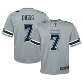 Trevon Diggs Dallas Cowboys Youth Inverted Game Jersey - Silver - Nike