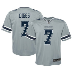 Trevon Diggs Dallas Cowboys Youth Inverted Game Jersey - Silver - Nike