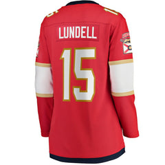 Anton Lundell Florida Panthers Fanatics Women's Home Breakaway Player Jersey - Red | Fanatics on sale