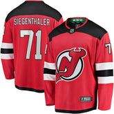 Jonas Siegenthaler New Jersey Devils Fanatics Home Breakaway Player Jersey - Red | Fanatics on sale
