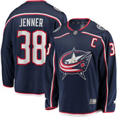 Boone Jenner Columbus Blue Jackets Home Captain Patch Breakaway Player Jersey - Navy | NHL on sale
