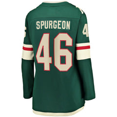 Jared Spurgeon Minnesota Wild Women's Home Breakaway Player Jersey - Green | NHL sale