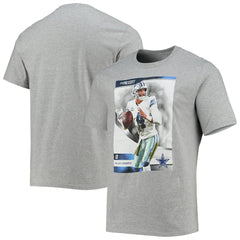 Dak Prescott Dallas Cowboys Name & Number T-Shirt - Heathered Gray - NFL
