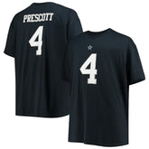 Dak Prescott Dallas Cowboys Big & Tall Player Name & Number T-Shirt - Navy - NFL