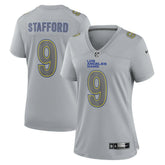 Matthew Stafford Los Angeles Rams Women's Atmosphere Fashion Game Jersey - Gray - Nike