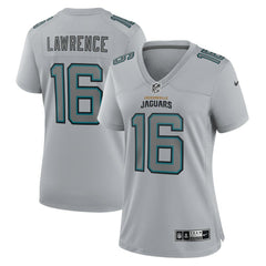 Trevor Lawrence Jacksonville Jaguars Women's Atmosphere Fashion Game Jersey - Gray - Nike