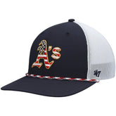 Athletics '47 Flag Fill Trucker Snapback Hat Sale