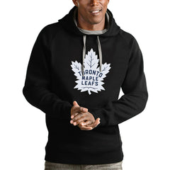 Toronto Maple Leafs Antigua Logo Victory Pullover Hoodie - Black | NHL sale